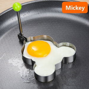 Open image in slideshow, Stainless Steel 5Style Fried Egg Pancake Mold
