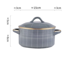 Open image in slideshow, Ceramic Cookware Soup Pot
